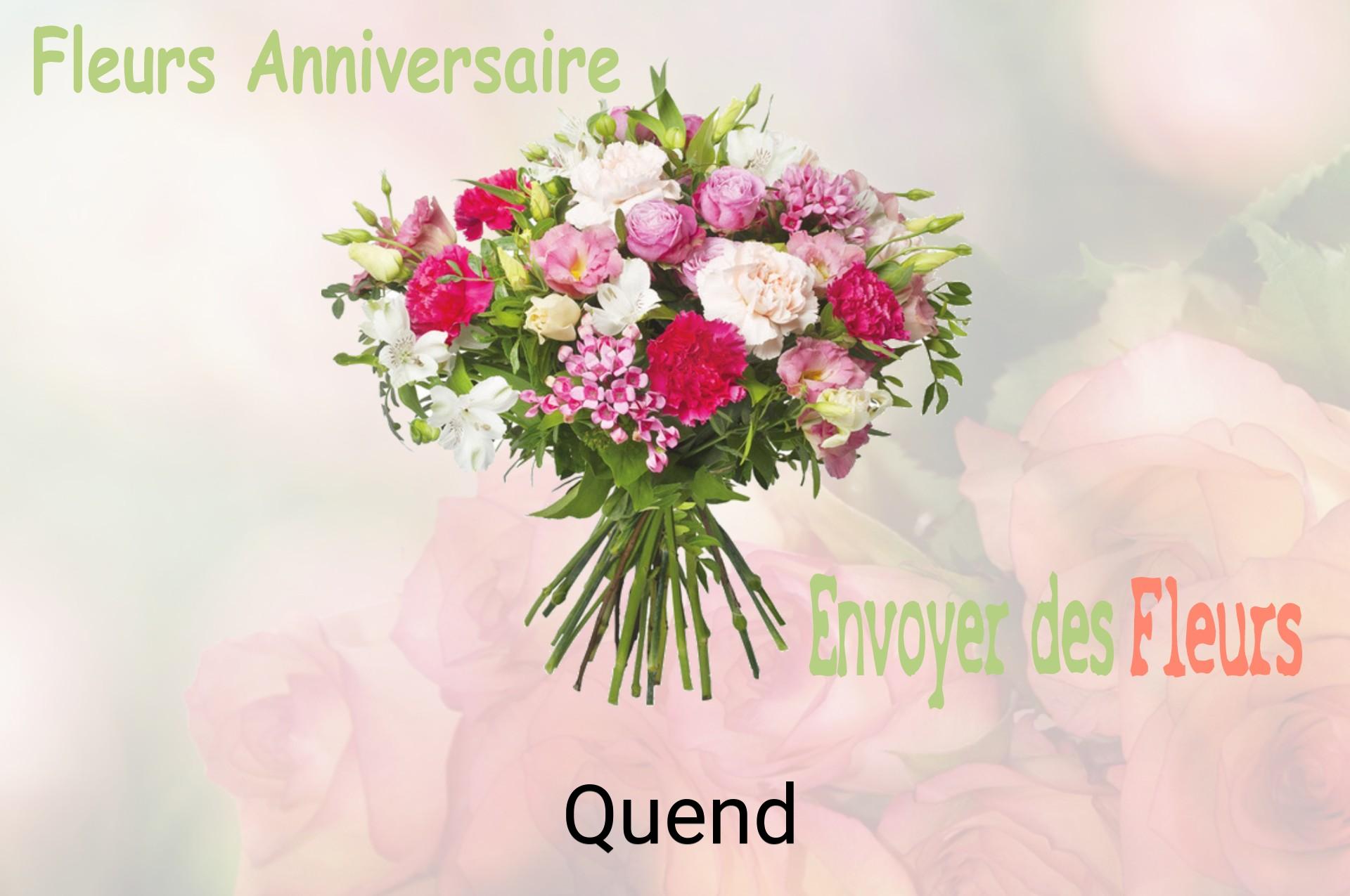 Bouquet de fleurs d’anniversaire livré à Quend